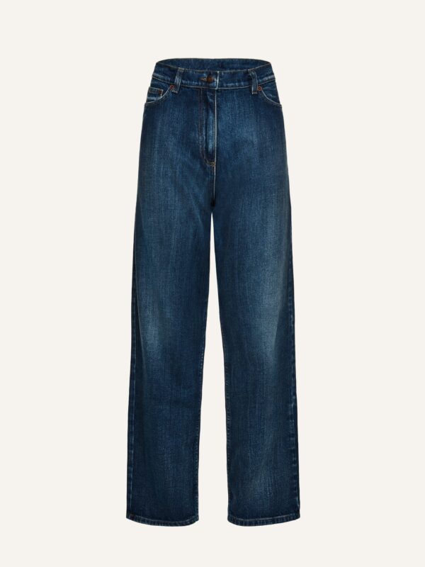 LOOSE LEG DENIM JEANS