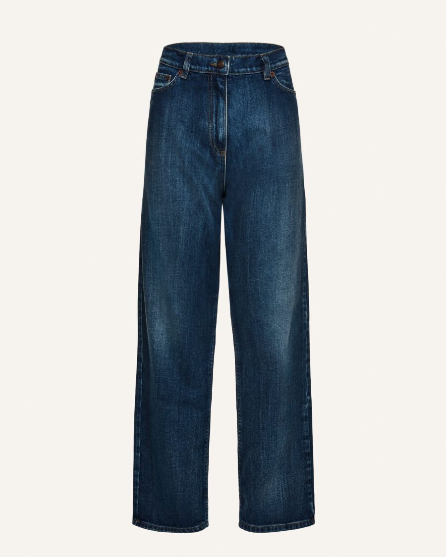 LOOSE LEG DENIM JEANS