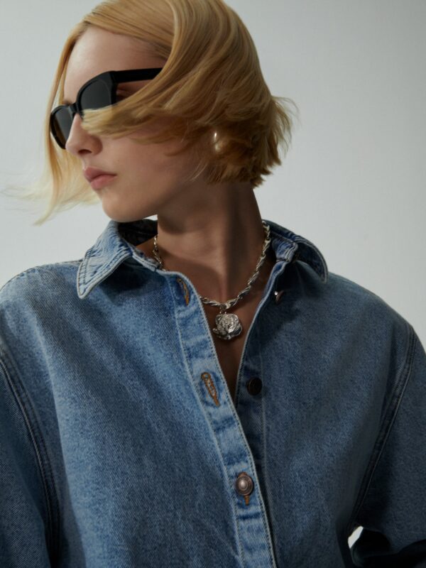 DENIM OVERSIZED SHIRT