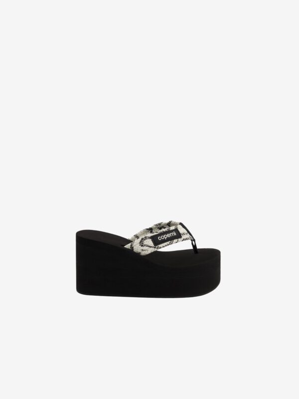 SNAKE PRINT WEDGES