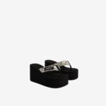 SNAKE PRINT WEDGES
