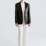 VALERIA LEATHER BLAZER