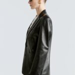 VALERIA LEATHER BLAZER