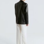 VALERIA LEATHER BLAZER