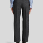 JACQUARD TROUSERS WITH PEGASO BUTTONS