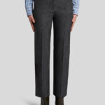 JACQUARD TROUSERS WITH PEGASO BUTTONS