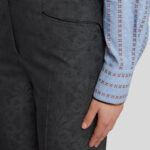 JACQUARD TROUSERS WITH PEGASO BUTTONS