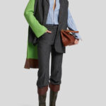 JACQUARD TROUSERS WITH PEGASO BUTTONS