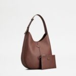 HOBO SHOULDER BAG IN LEATHER