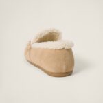 SUEDE SHEARLING LOAFERS