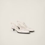 BRUSHED LEATHER SLINGBACKS
