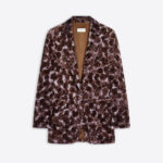 PRINTED VELVET BLAZER
