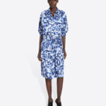 PRINTED COCOON SHIRT