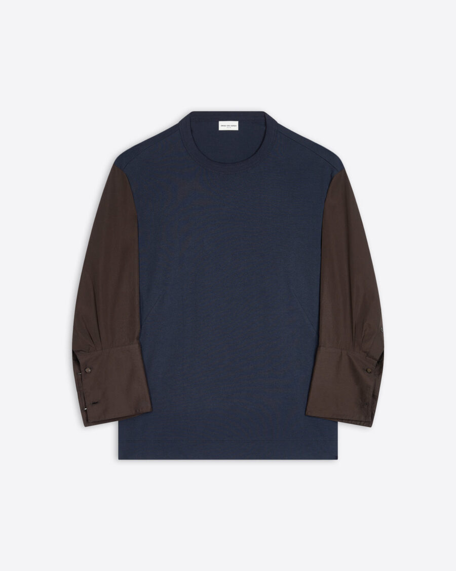 CONTRAST SLEEVES TEE