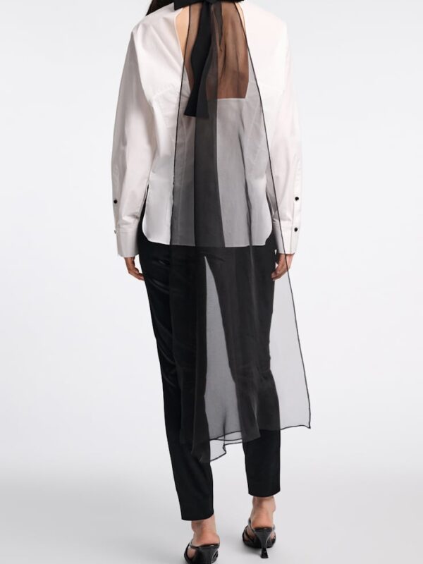 POPLIN POWER BLOUSE