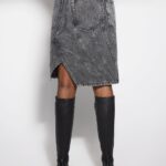 DENIM MIDI SKIRT