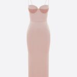SWEETHEART DRESS IN SATIN CREPE