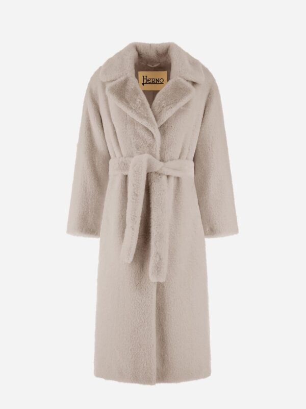 SOFT FAUX FUR COAT