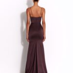 SWEETHEART GOWN IN SATIN CREPE