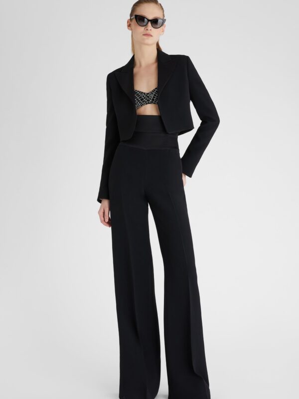 CROPPED INTERLOCK BLAZER