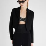 CROPPED INTERLOCK BLAZER