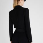 CROPPED INTERLOCK BLAZER