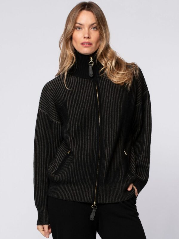 ZIPPED CARDIGAN