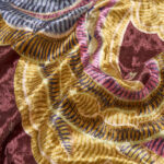 PRINTED CHENILLE TROUSERS