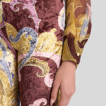 PRINTED CHENILLE TROUSERS