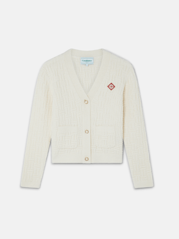 COLUMN KNIT CARDIGAN