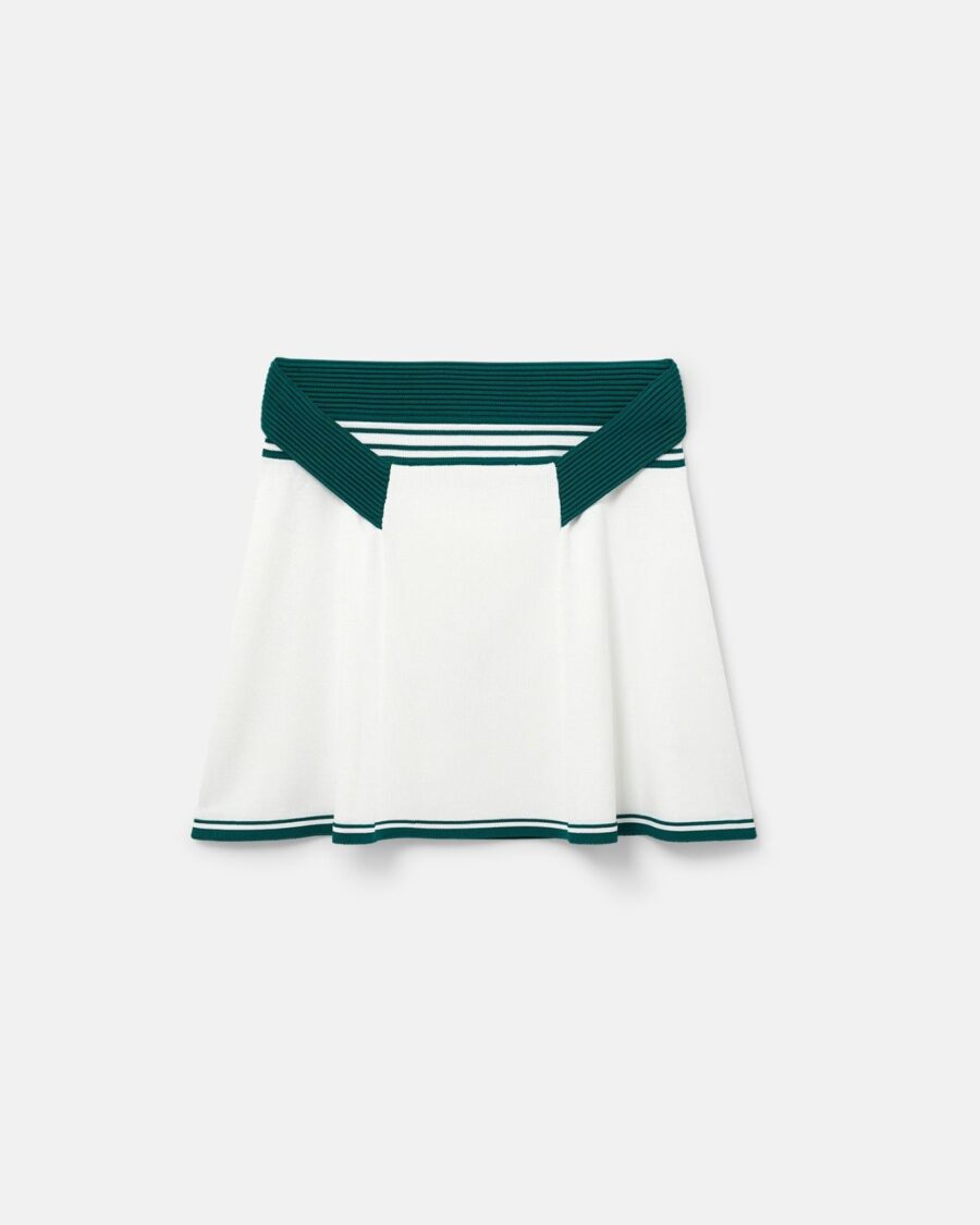 DRAPED TENNIS SKIRT