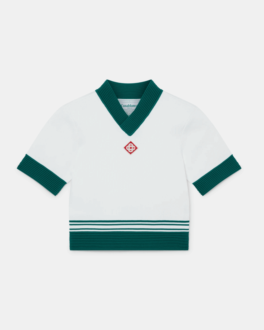 V NECK TENNIS TOP