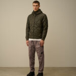 PADDED HOODED DOWN JACKET