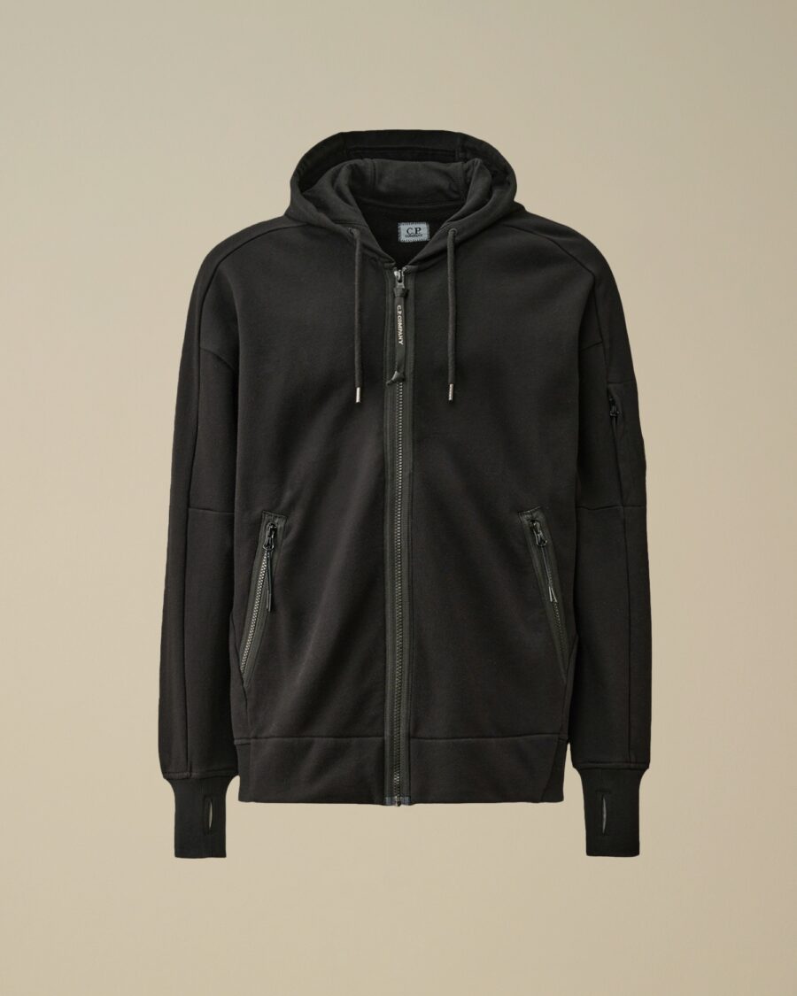 FLEECE ZIPPED HOODED SWEATSHIRT