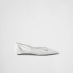 RUNWAY BRUSHED LEATHER BALLERINAS