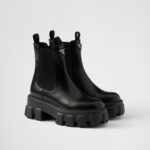 MONOLITH BRUSHED LEATHER ANKLE BOOTS