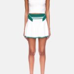 DRAPED TENNIS SKIRT