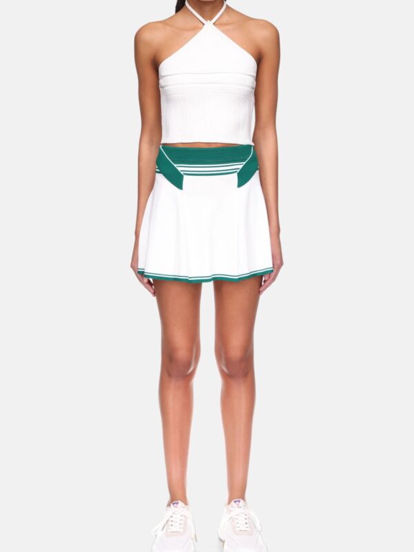 DRAPED TENNIS SKIRT