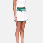 DRAPED TENNIS SKIRT