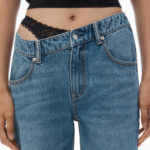 PRE STYLED JEANS WITH LACE BAND