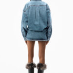 PRE-STYLED DENIM DRESS