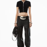 CROPPED ZIPPED HOODIE
