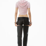 CROPPED ZIPPED HOODIE