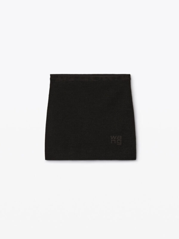 LOGO EMBOSSED MINI SKIRT