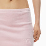 LOGO EMBOSSED MINI SKIRT