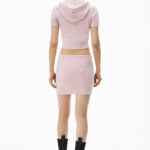 LOGO EMBOSSED MINI SKIRT