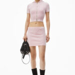 LOGO EMBOSSED MINI SKIRT