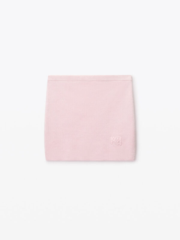 LOGO EMBOSSED MINI SKIRT