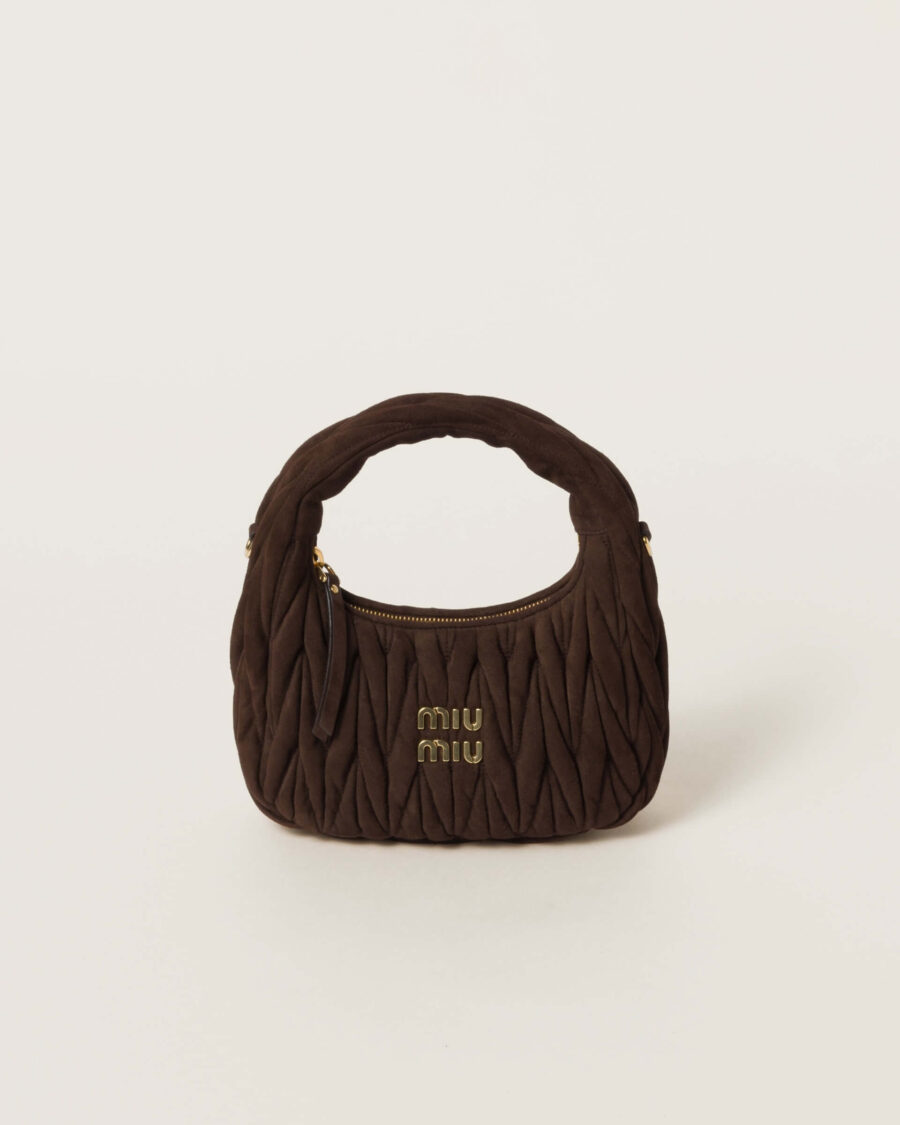 WANDER MATELASSÉ SUEDE BAG