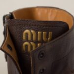 LEATHER LACED BOOTS